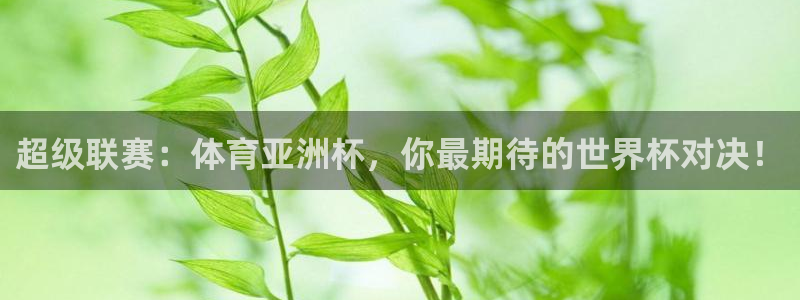 超级联赛：体育亚洲杯，你最期待的世界杯对决！