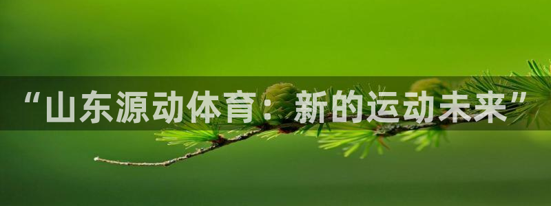 “山东源动体育：新的运动未来”