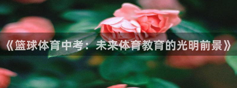 球派体育app下载官网手机版：《篮球体育中考：未来体育教育的光明前景》